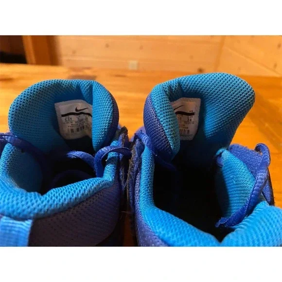 Nike Youth Alpha Menace 2 Shark Football Cleats Blue Unisex Kids 5.5Y Blue GC - Picture 5 of 11